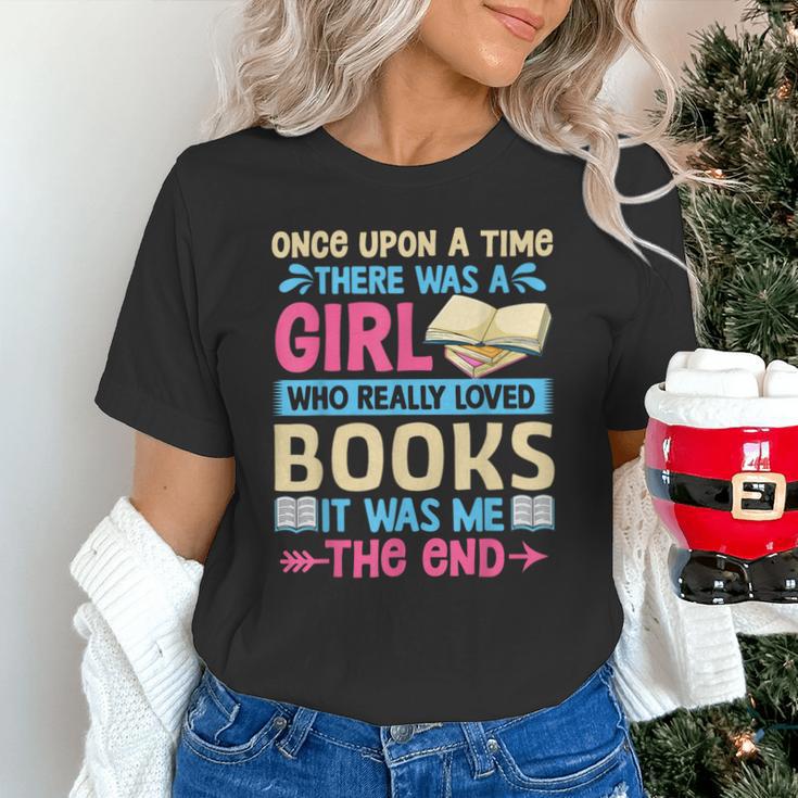 Once Upon A Time There Was A Girl Who Really Loved Books It Unisex T-Shirt Once Upon A Time There Was A Girl Who Really Loved Books It Unisex T-Shirt