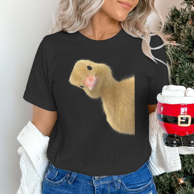 Peking Duck Peeking Chef Graduation Farm Duck Lover Unisex T-Shirt