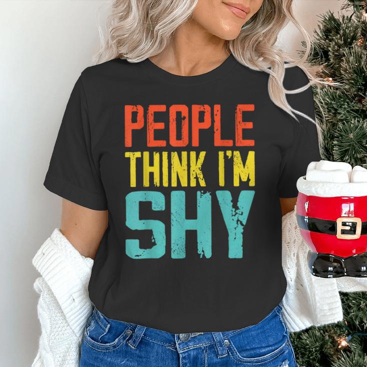 People Think I'm Shy I Introvert Unisex T-Shirt