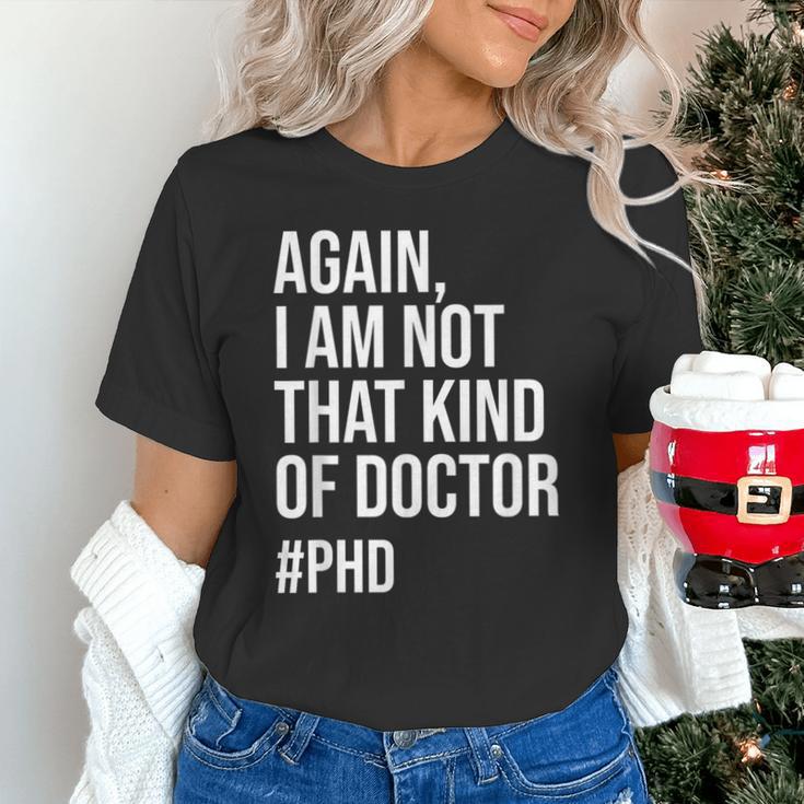 PHD Doctorate Phinished Doctoral Degree PHD Graduation Unisex T-Shirt