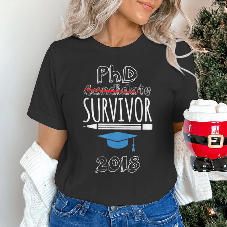 PhD Survivor 2018 Tshirt For PhD Graduates Graduation Gift Unisex T-Shirt