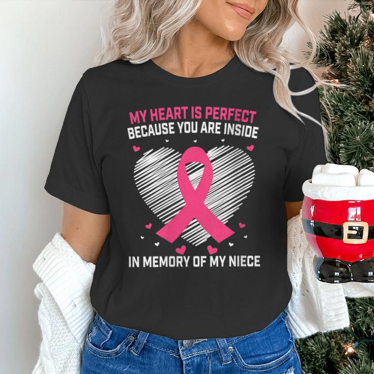 Pink Breast Cancer Awareness Women Men In Memory Of My Niece Unisex T-Shirt