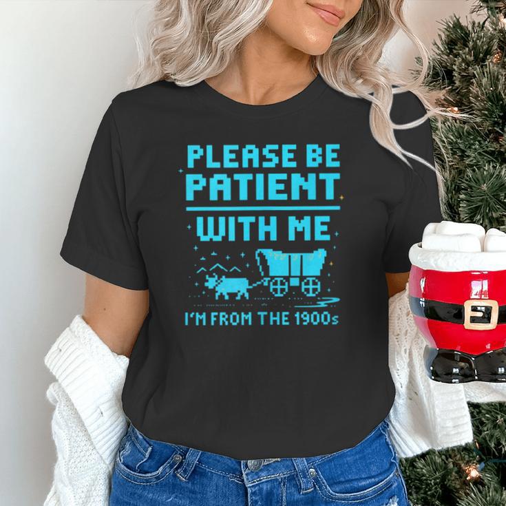 Please Be Patient With Me I'm From The 1900s Pixel Wagon Unisex T-Shirt