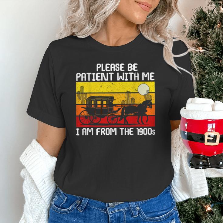 Please Be Patient With Me I'm From The 1900s Vintage Sun Set Unisex T-Shirt