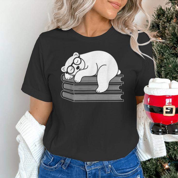 Polar Bear Reading Book Pajama Sleep Unisex T-Shirt Polar Bear Reading Book Pajama Sleep Unisex T-Shirt