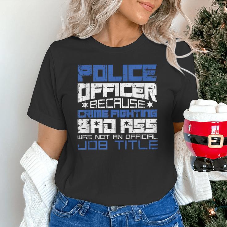 Police Officer Saying Academy Graduation Women Men Unisex T-Shirt
