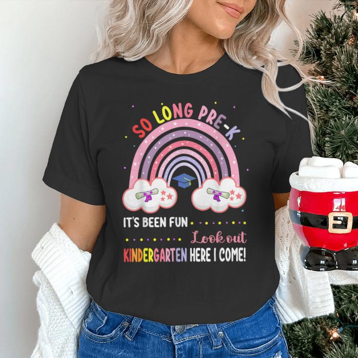 Pre k Graduation Class 2025 Graduate Pre-k Rainbow Girls Unisex T-Shirt