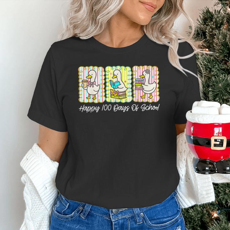 Preppy 100 Days Of School Goose Coffee Books Teacher Life Unisex T-Shirt Preppy 100 Days Of School Goose Coffee Books Teacher Life Unisex T-Shirt
