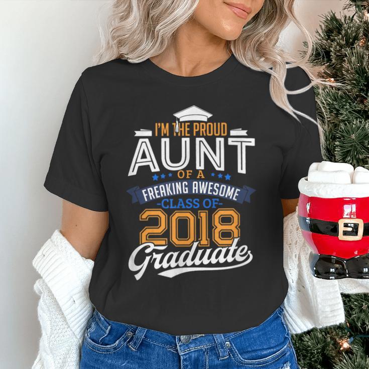 Proud Aunt Of 2018 Graduate Shirt Graduation Grad Class Unisex T-Shirt