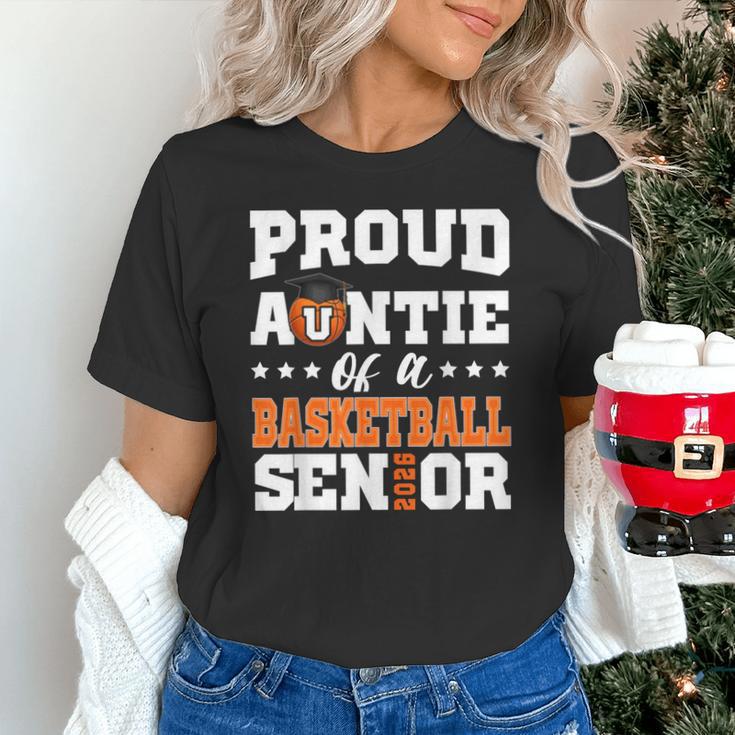Proud Auntie Of a Basketball Senior 2026 Graduation Gifts Unisex T-Shirt