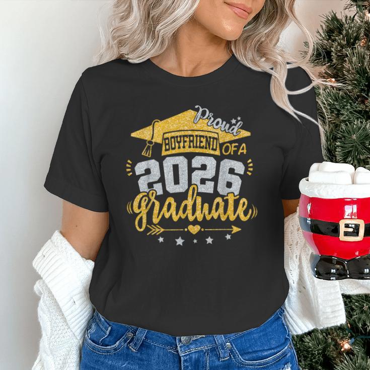 Proud Boyfriend Of A 2026 Graduate Grad Senior Graduation Unisex T-Shirt