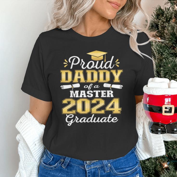 Proud Daddy Of 2024 Class Master Graduate Family Graduation Unisex T-Shirt