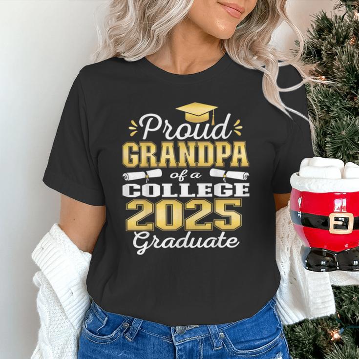 Proud Grandpa Of 2025 College Graduate Family 24 Graduation Unisex T-Shirt