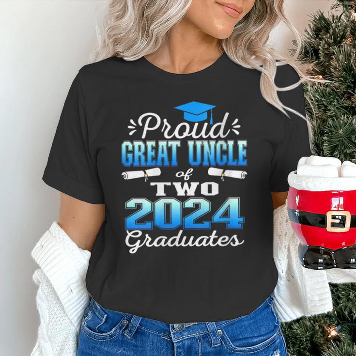 Proud Great Uncle Of Two 2024 Graduate Class 2024 Graduation Unisex T-Shirt