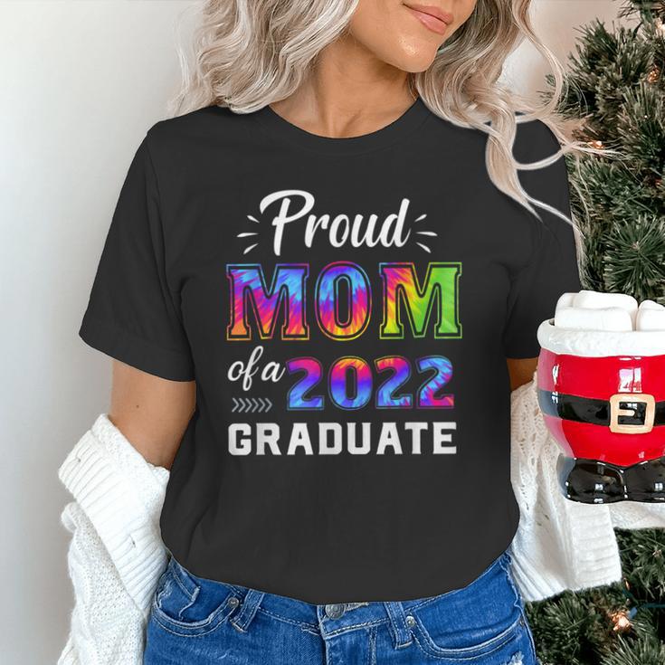 Proud Mom Of a 2022 Graduate Matching Tie Dye Graduation Unisex T-Shirt