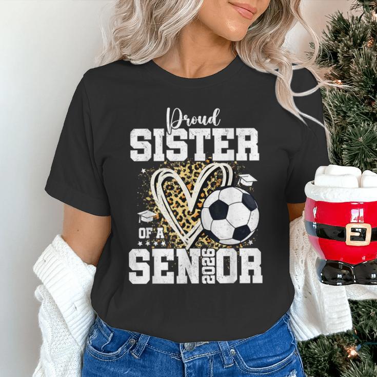 Proud Sister Of A 2026 Senior Soccer Graduation Leopard Unisex T-Shirt