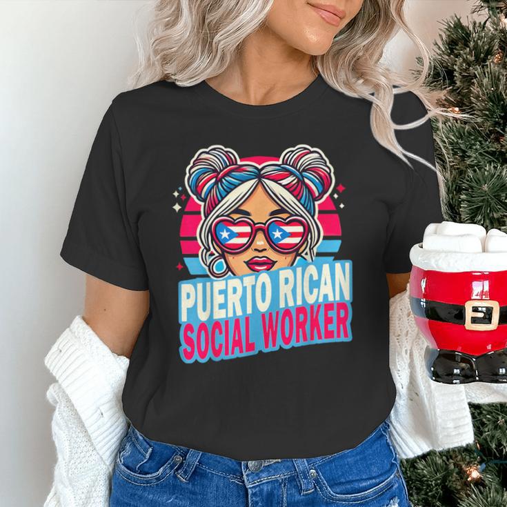 Puerto Rican Latina Social Worker MSW Masters Graduation Unisex T-Shirt