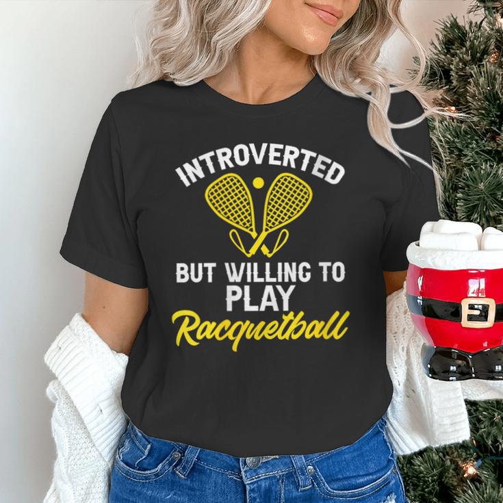 Racquetball Player Introvert Racquetball Unisex T-Shirt