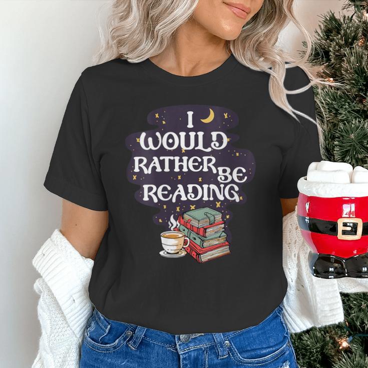 I Would Rather Be Reading Bookworm Book Lover Librarian Kids Unisex T-Shirt I Would Rather Be Reading Bookworm Book Lover Librarian Kids Unisex T-Shirt