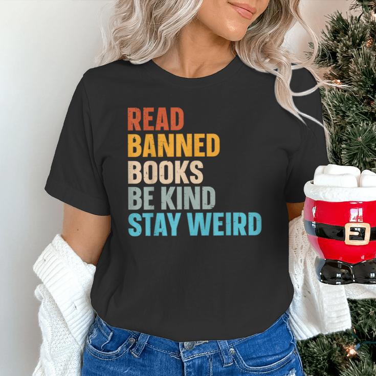 Read Banned Books Be Kind Stay Weird Unisex T-Shirt Read Banned Books Be Kind Stay Weird Unisex T-Shirt