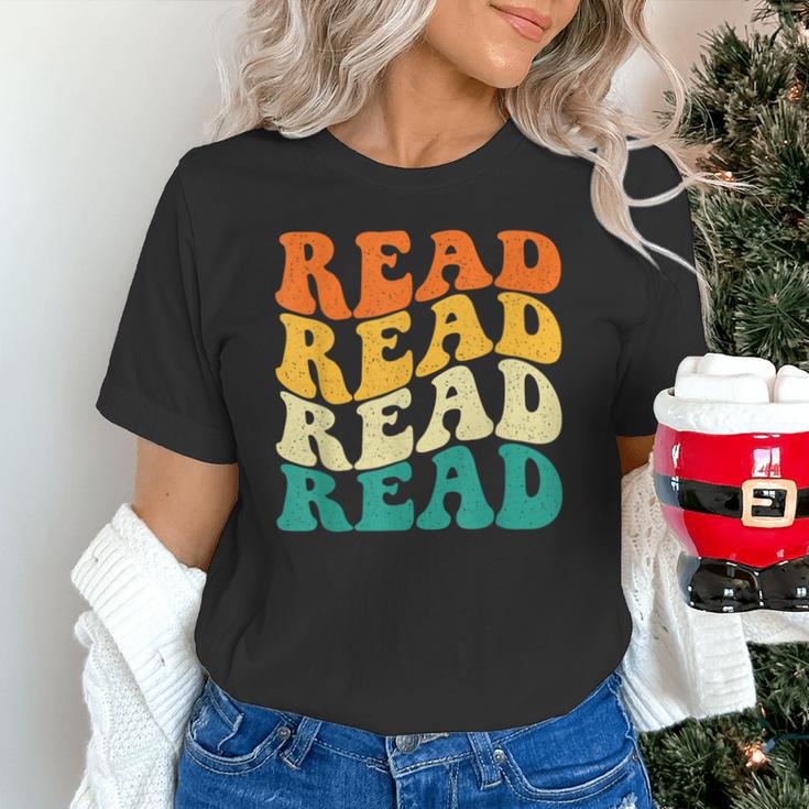 Read Read Read Read Book Lover Reading Bookworm Reader Unisex T-Shirt