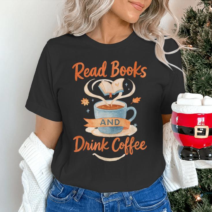 Read Books And Drink Coffee Cozy Book Lover Unisex T-Shirt