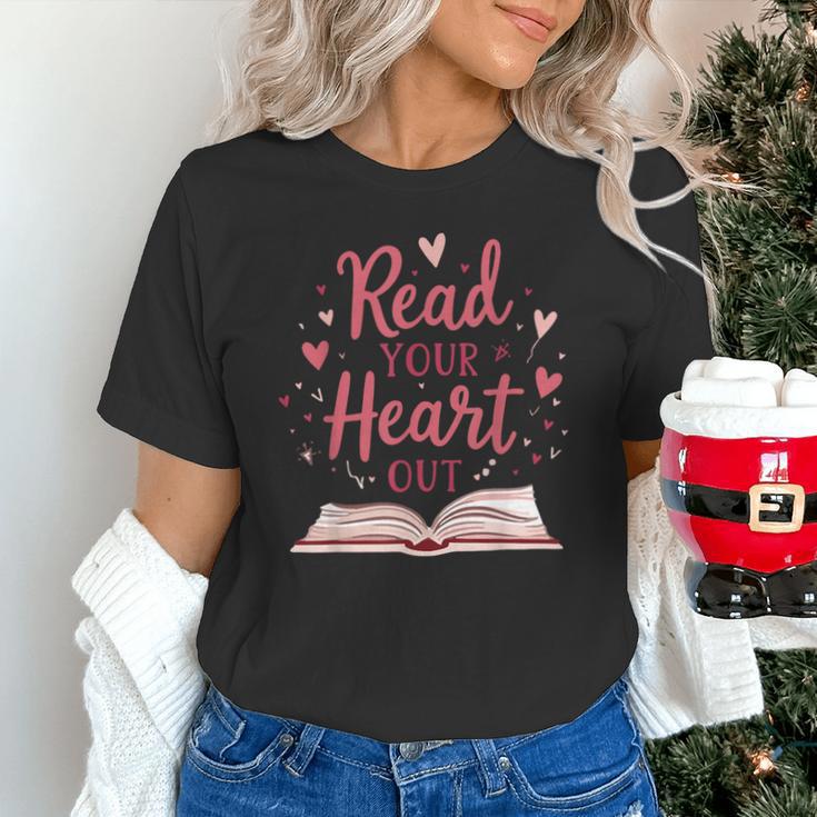 Read Your Heart Out Book Escape Into Stories Unisex T-Shirt Read Your Heart Out Book Escape Into Stories Unisex T-Shirt
