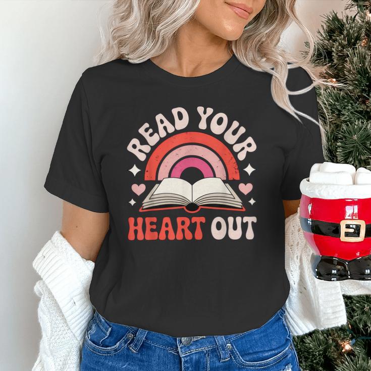 Read Your Heart Out Book Lovers Emotional Fall Vibes Unisex T-Shirt