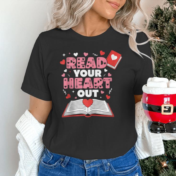 Read Your Heart Out Valentines Day Reading Book Kids Teacher Unisex T-Shirt Read Your Heart Out Valentines Day Reading Book Kids Teacher Unisex T-Shirt