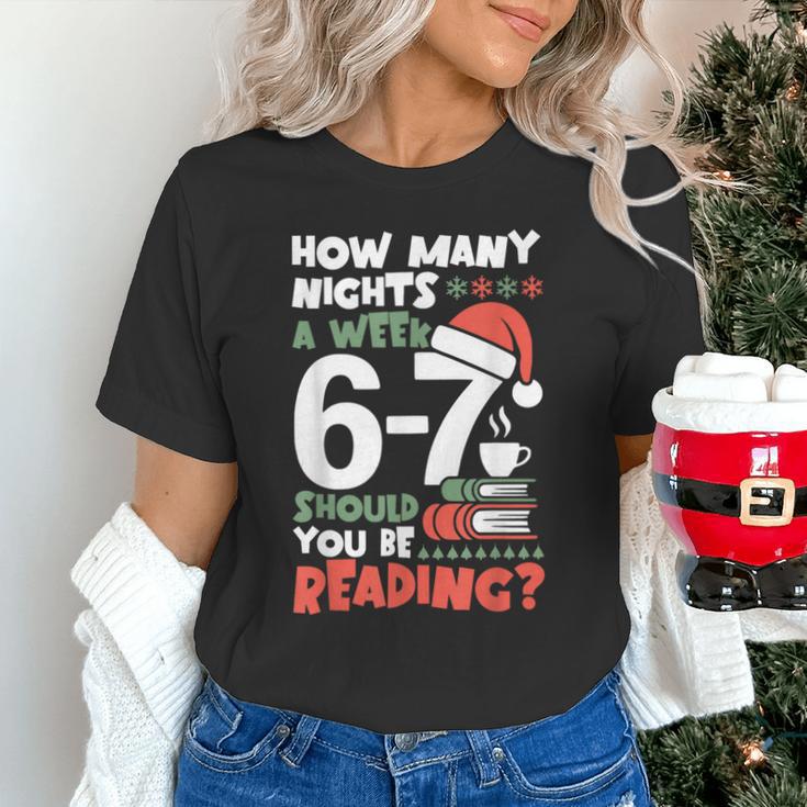 Reading 67 Meme English Teacher Christmas Book Lover Unisex T-Shirt