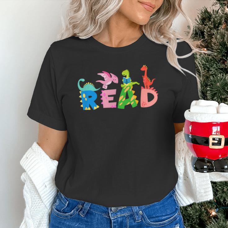 Reading DinosaurRex Dino Book Lover Unisex T-Shirt