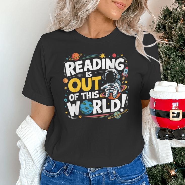Reading Is Out Of This World Space Book Lover Kids Unisex T-Shirt