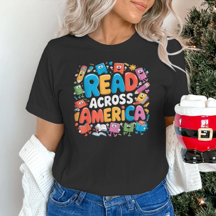 Reads Across Tee America Books Reader Reading Teacher Unisex T-Shirt
