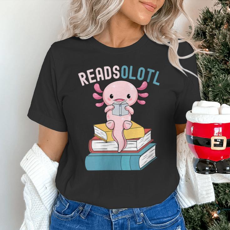 Reads Alotl Shirt Kids Readsolotl Read Axolotl Shirt Books Unisex T-Shirt