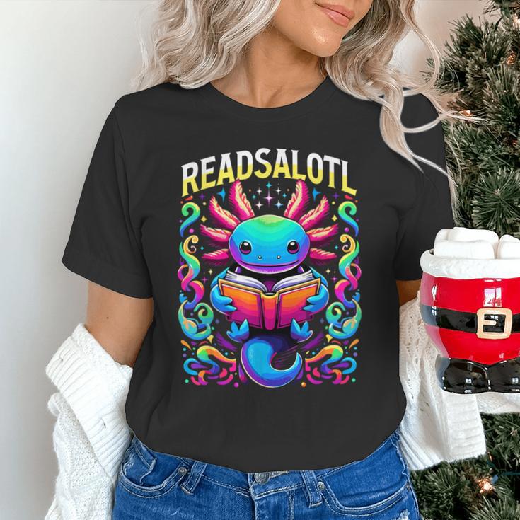 Readsalotl Axolotl Book Lovers Axolotls Unisex T-Shirt Readsalotl Axolotl Book Lovers Axolotls Unisex T-Shirt