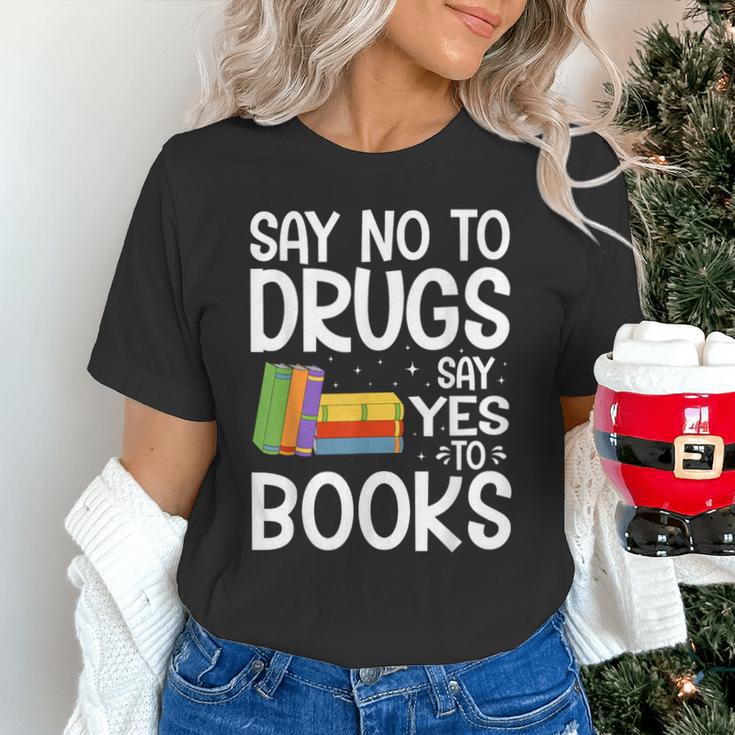 Red Ribbon Week Say No To Drugs Say Yes To Books Drug Free Unisex T-Shirt Red Ribbon Week Say No To Drugs Say Yes To Books Drug Free Unisex T-Shirt