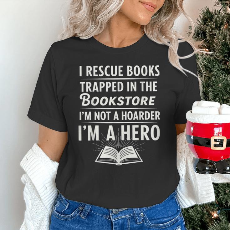 I Rescue Books Trapped In The Bookstore I’m Not A Hoarder Unisex T-Shirt I Rescue Books Trapped In The Bookstore I’m Not A Hoarder Unisex T-Shirt