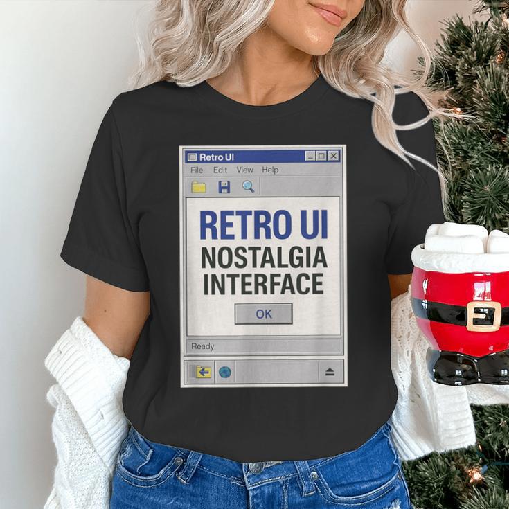 Retro Computer Dialog Box 90s Desktop Interface Nostalgia Unisex T-Shirt