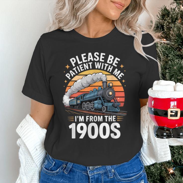 Retro Please Be Patient With Me I'm From The 1900s Train Unisex T-Shirt
