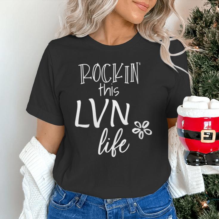 Rockin This Life Cute LVN Graphic For Nurse Graduation Unisex T-Shirt