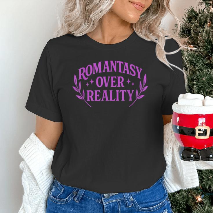 Romantasy Book Reader Aesthetic With Fantasy Feels Unisex T-Shirt