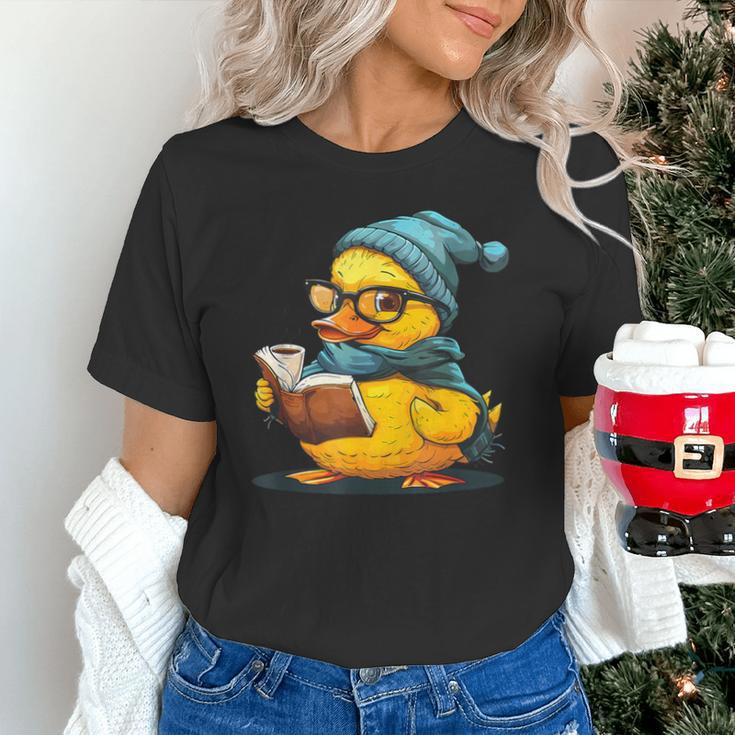 Rubber Duck Reading Book Rubber Duckie Reader Coffee Lover Unisex T-Shirt Rubber Duck Reading Book Rubber Duckie Reader Coffee Lover Unisex T-Shirt