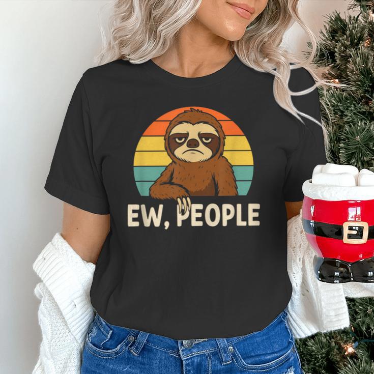 Sarcastic Sloth Introvert Anti Social Unisex T-Shirt