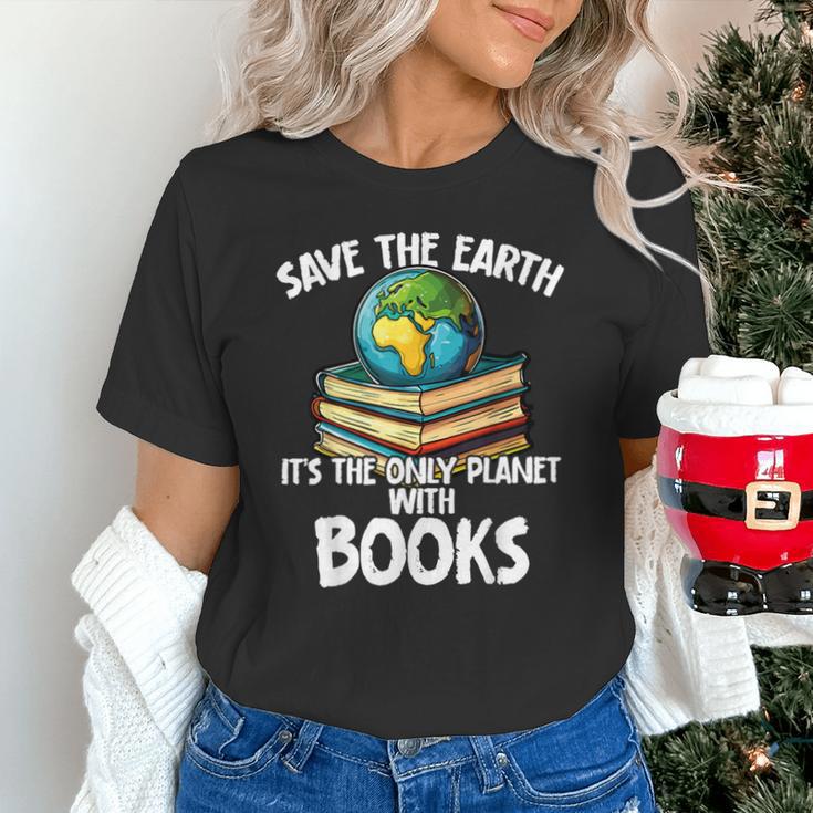 Save The Earth It’s The Only Planet With Books Unisex T-Shirt