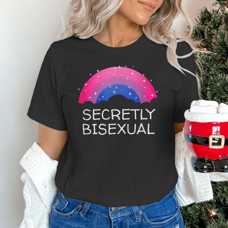 Secretly Bisexual Bi Introvert Bi Pride Antisocial LGBTQ Unisex T-Shirt Secretly Bisexual Bi Introvert Bi Pride Antisocial LGBTQ Unisex T-Shirt