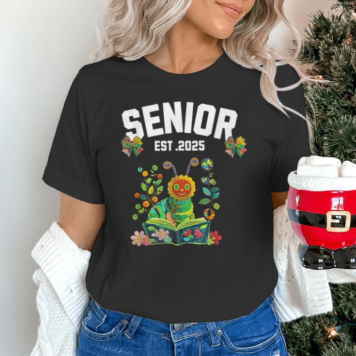 Senior 2025 Graduation Caterpillar For Kids Cute Coquette Unisex T-Shirt