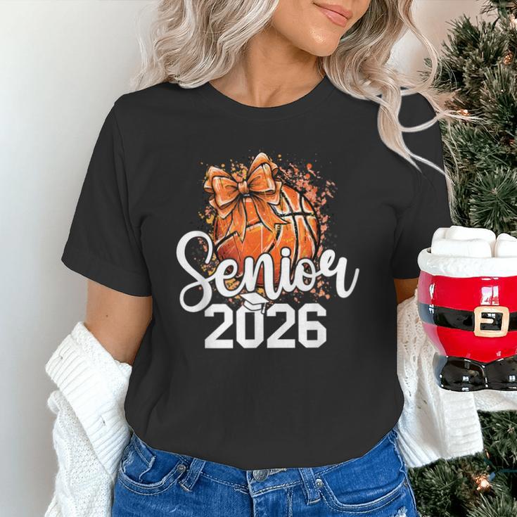 Senior Basketball Class Of 2026 Coquette Graduation Day Unisex T-Shirt