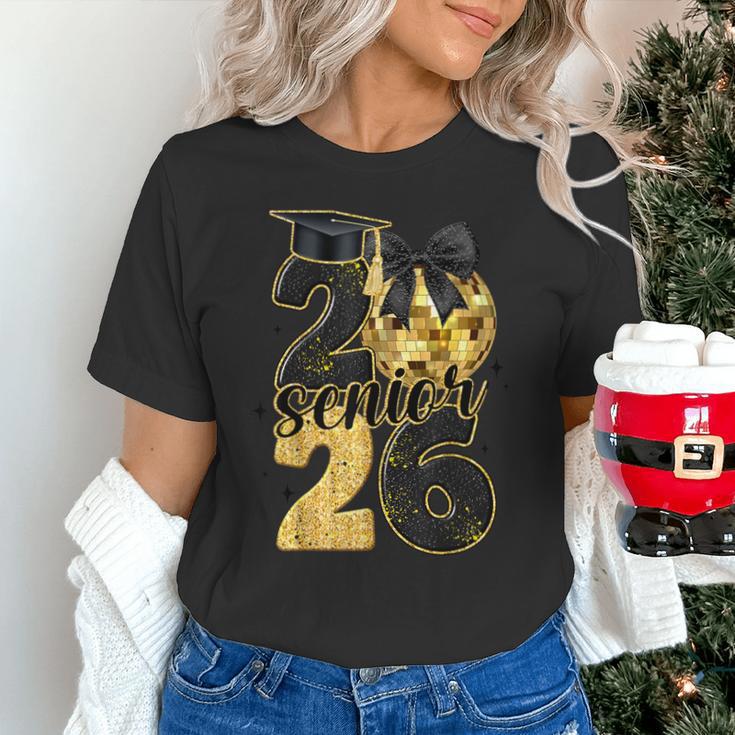 Senior Class Of 2026 Senior Girl Graduation Cap Coquette Bow Unisex T-Shirt