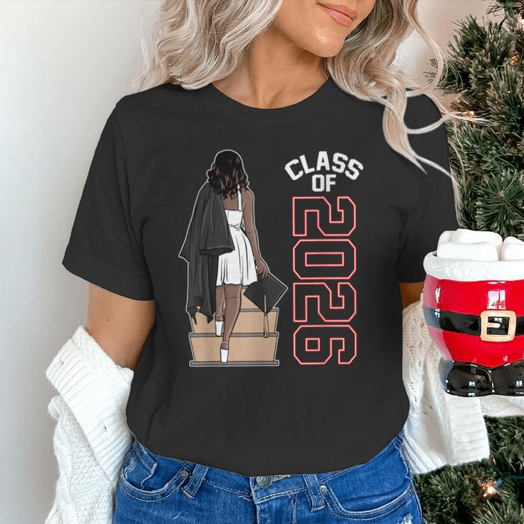 Senior Class Of 2026 Melanin Girl 2026 Graduation Unisex T-Shirt
