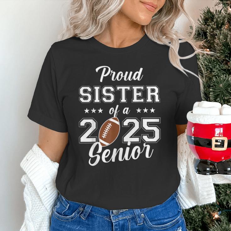 Senior Football Sister Class Of 2025 Graduation Graduate Unisex T-Shirt